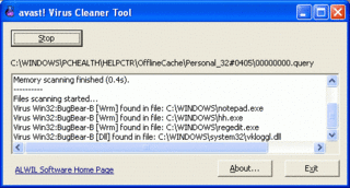 screenshot: avast! 4 antivirus Home Edition
