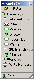 screenshot: Miranda