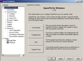 screenshot: SpamPal